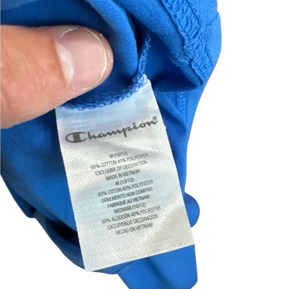 Champion Youth Boys T-Shirt Size Medium Blue Active Wear Champions - Picture 7 of 7